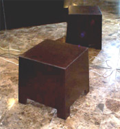 Zen Stool - Doug Fir w/ Leather Top